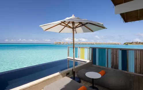 Hard Rock Hotel Maldives_Platinum_Overwater_Pool_Villa_Outdoor_ Hard Rock Hotel Maldives_Platinum_Overwater_Pool_Villa_Outdoor_
